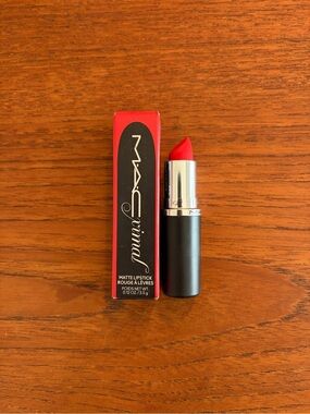 USED ONCE - MAC Lady Danger Silky Matte Lipstick